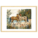 Horses In Blooming Paradise thumbnail