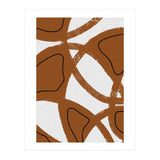 Abstract Brown and Black Lines (Print Only) thumbnail