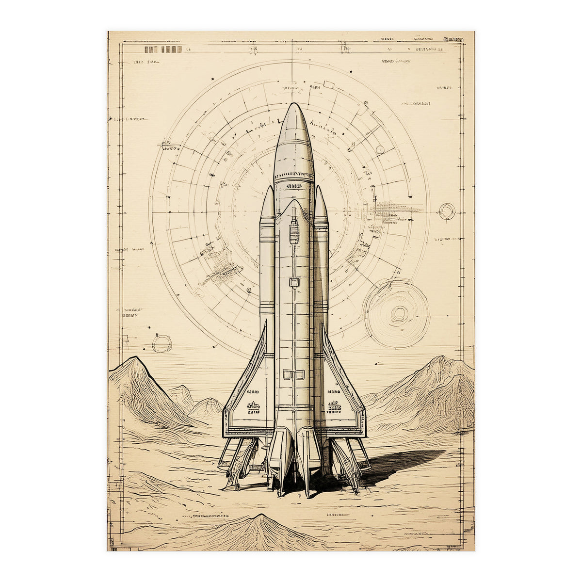 Back To The Moon 014 (Print Only)