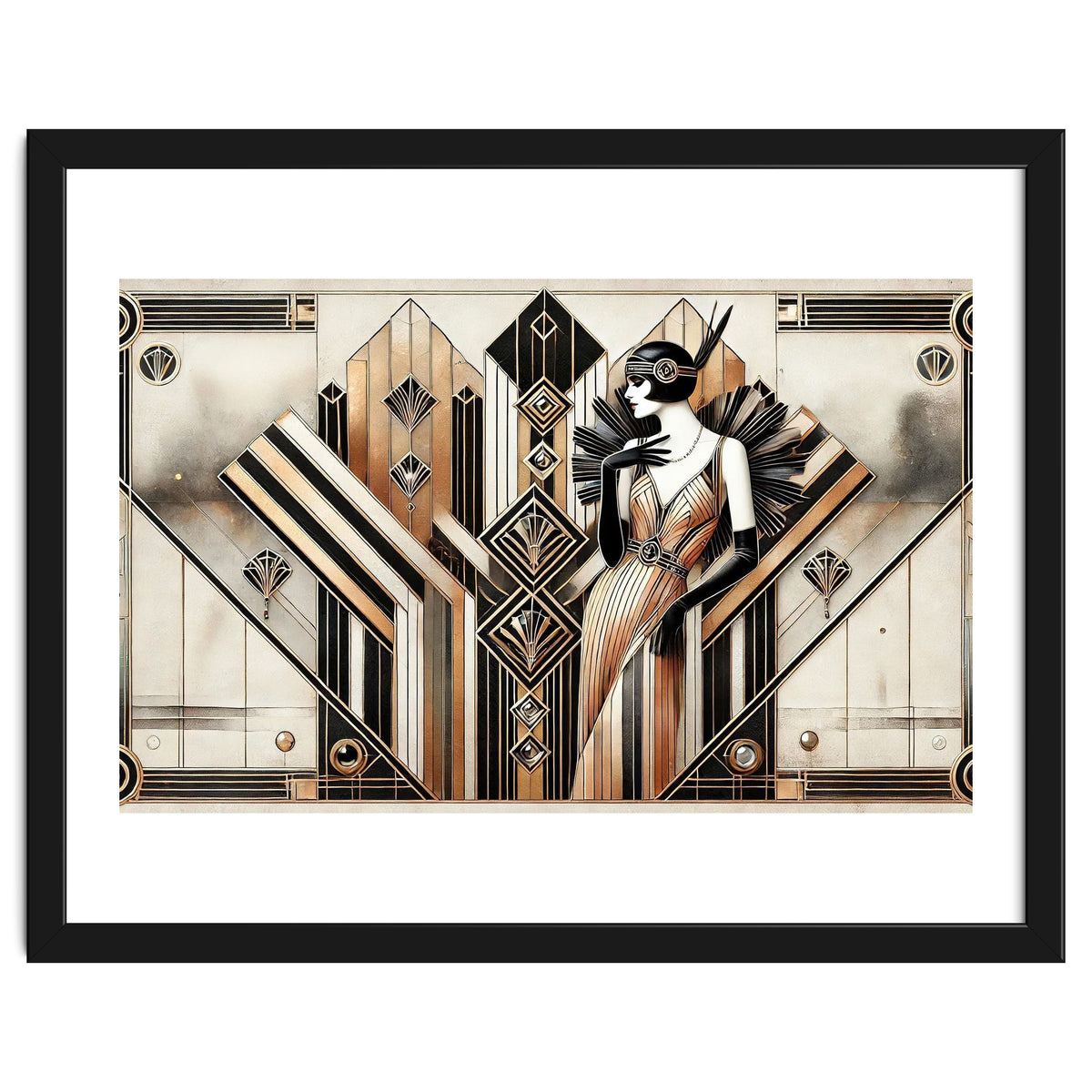Gatsby Glamour Art Deco Scene