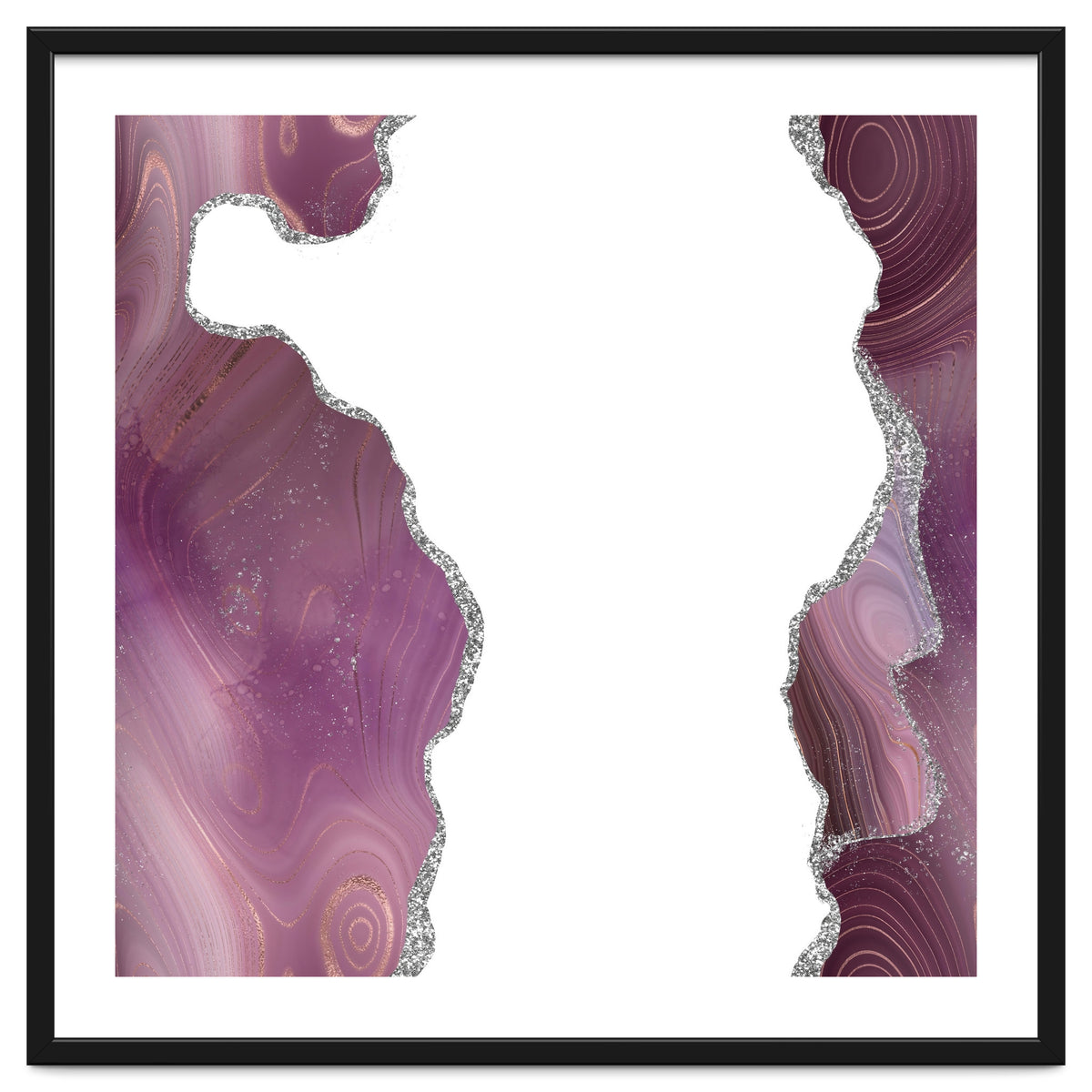 Mauve & Silver Agate Texture 06