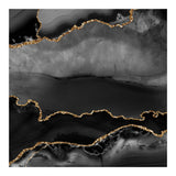Black & Gold Agate Texture 02 (Print Only) thumbnail