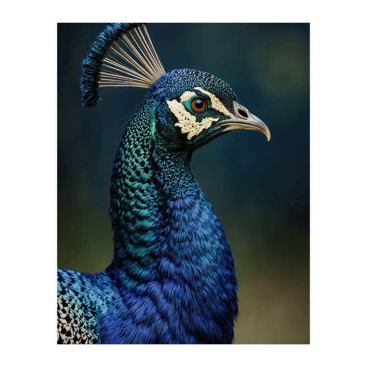 Peacock Portrait Photography (Print Only)