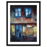 Pastel impression of an old house facade thumbnail