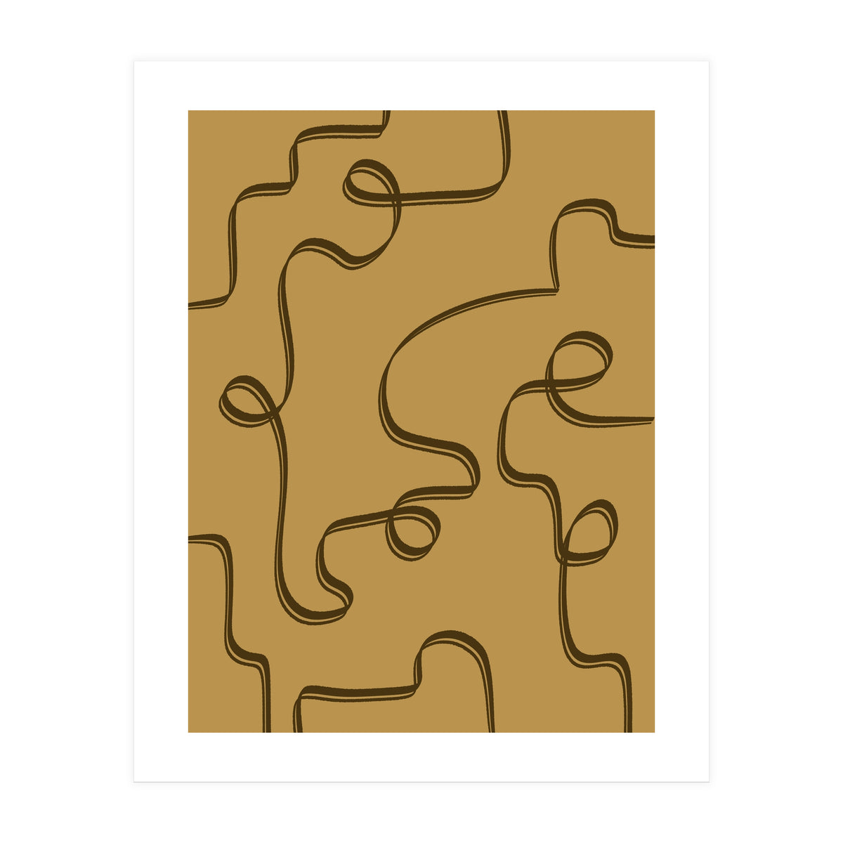 Ribbon Dance on Sand (Print Only)