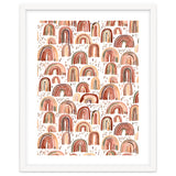 Cute Watercolor Rainbows Terracota thumbnail