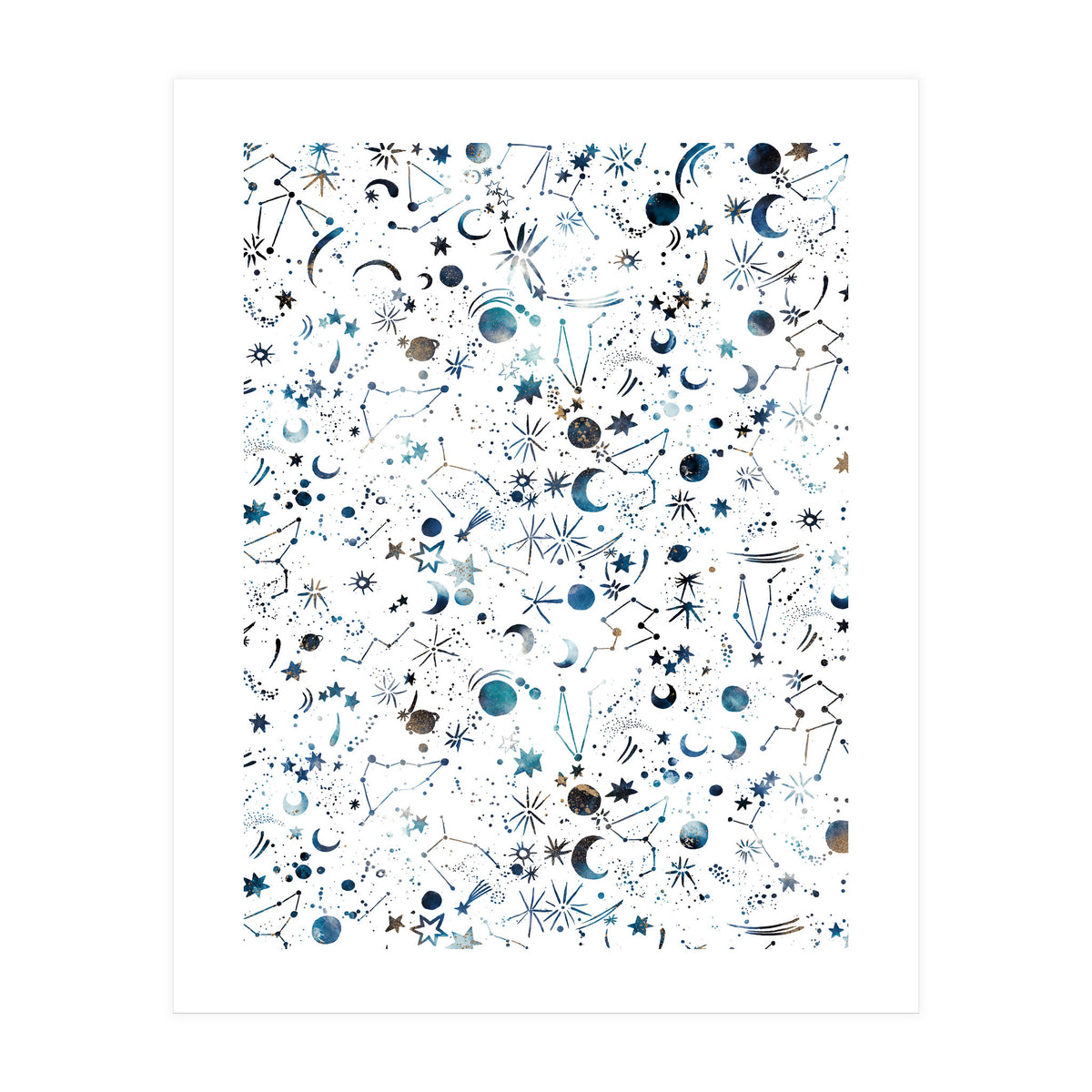Astrology Space Planets Constellation (Print Only)