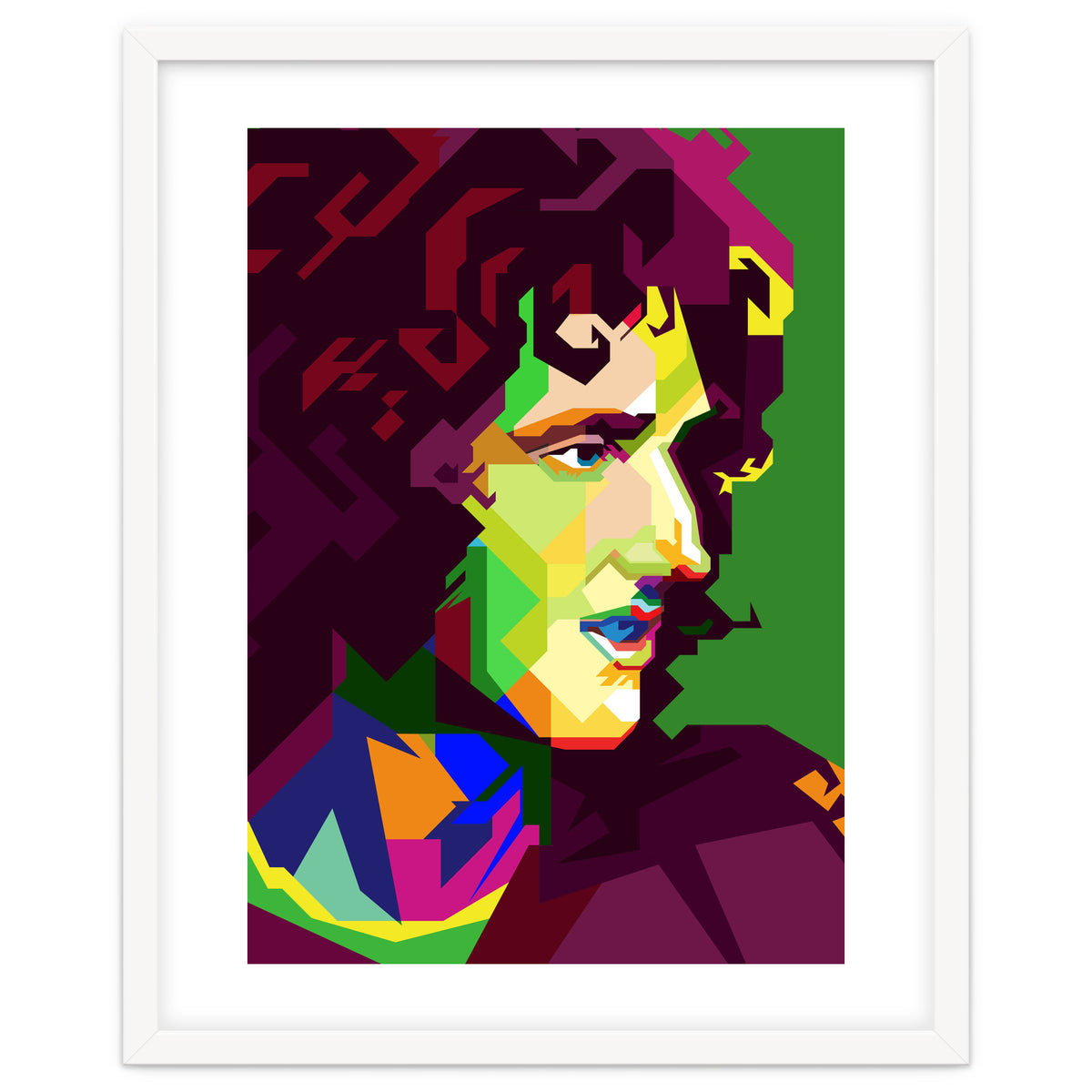 Brian Harold May Pop Art WPAP