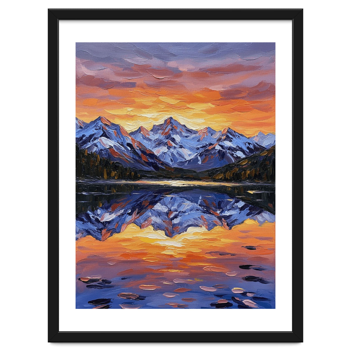 Alpenglow Reflections