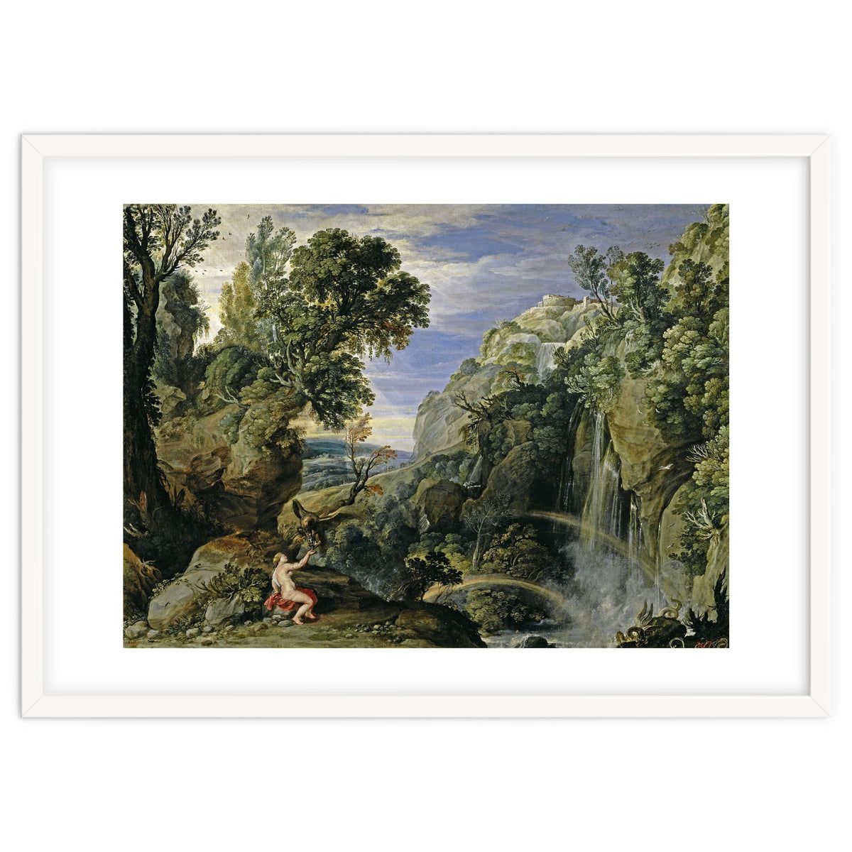 Pedro Pablo Rubens; Paul Bril / 'Landscape with Psyche and Jupiter', 1610; ca. 1630, Flemish Scho...