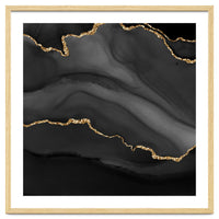 Black & Gold Agate Texture 01