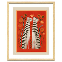 Striped Cat Pair