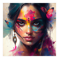 Festival Glow Hindu Portrait (Print Only)