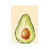 Avocado Half, Fresh Food Kitchen Art (Print Only) thumbnail