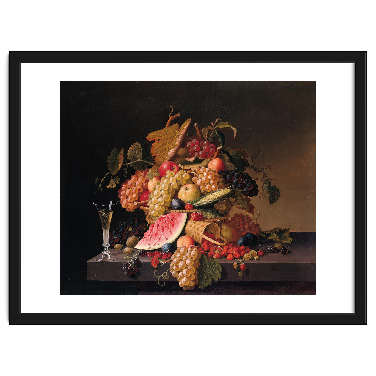 Paul Lacroix (Activo en Nueva York, entre 1855 y 1869-). The Abundance of Summer (s.f). Oil on ca...