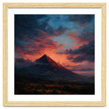Majestic Mountain Peak at Sunset thumbnail