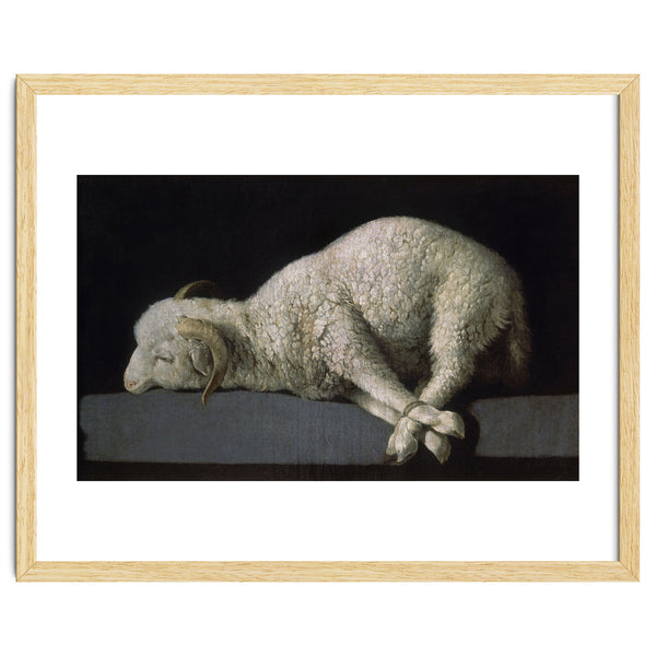 Agnus Dei - ca.1635-40 - oil on canvas - 37,3 x 62 cm - Spanish Baroque - NP 7293.