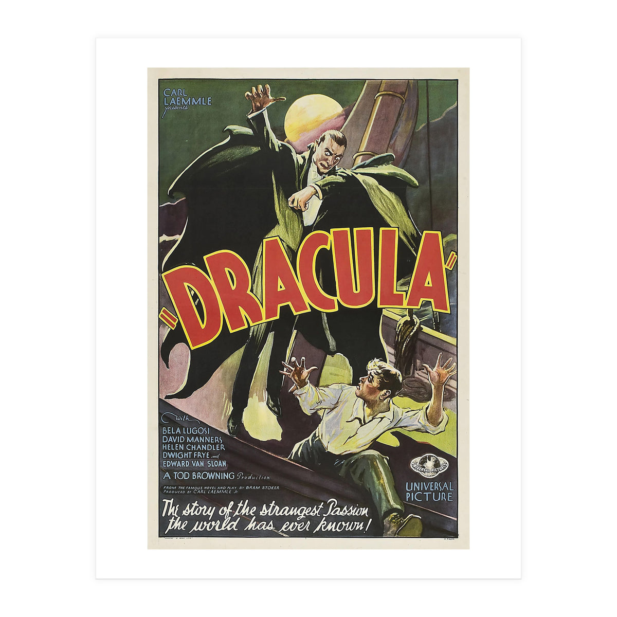 DRACULA (1931), directed by TOD BROWNING. (Print Only)
