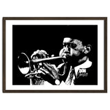 Don Cherry American Jazz Trumpeter in Grayscale thumbnail