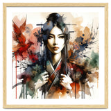 Phoenix Spirit Asian Warrior Portrait thumbnail