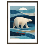 Polar Bear In The Blue Arctic thumbnail
