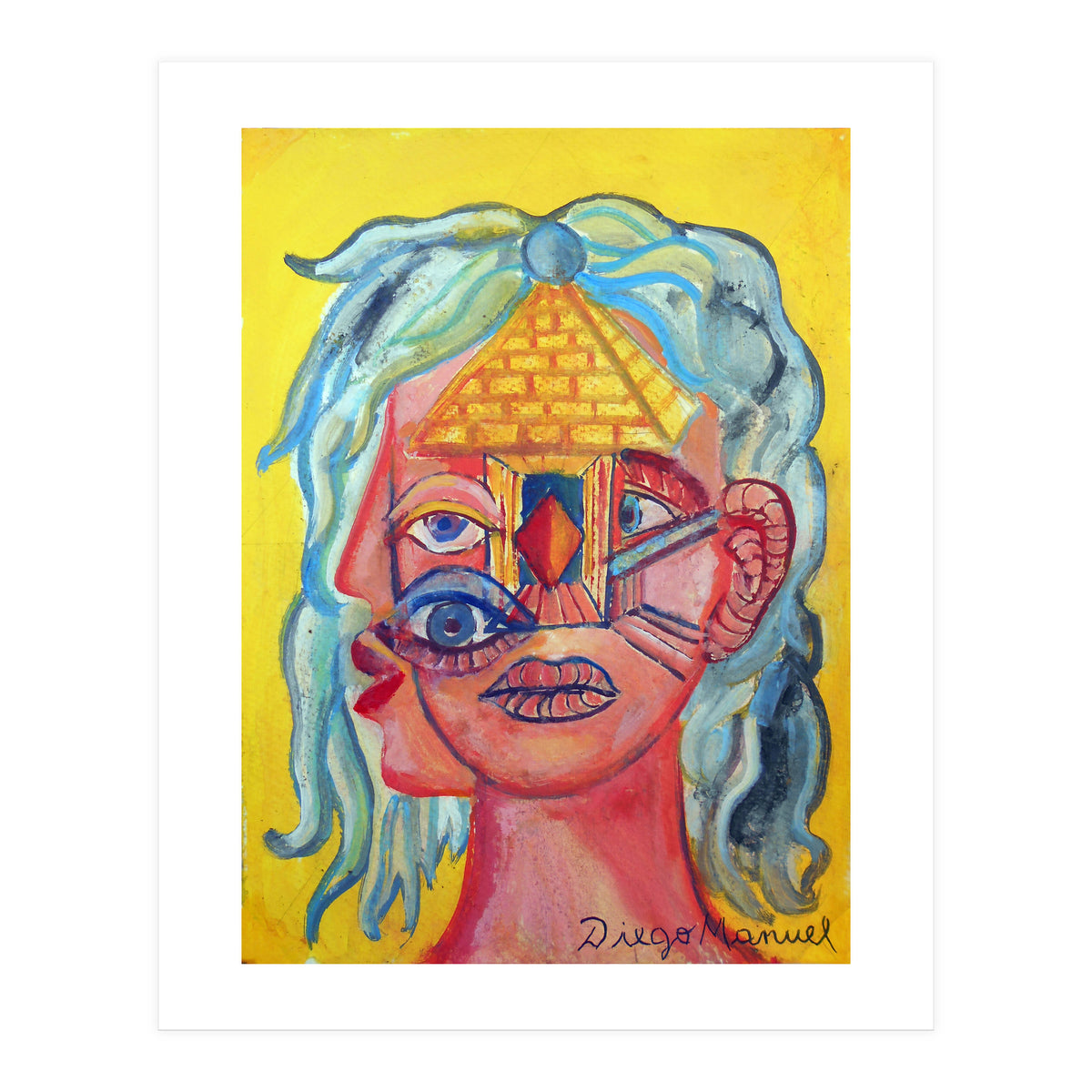 Cabeza De Mujer 12 (Print Only)