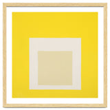 JOSEF ALBERS - HOMAGE TO THE SQUARE YELLOW WHITE thumbnail