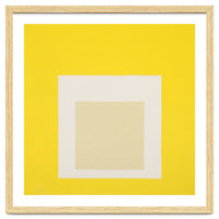 JOSEF ALBERS - HOMAGE TO THE SQUARE YELLOW WHITE