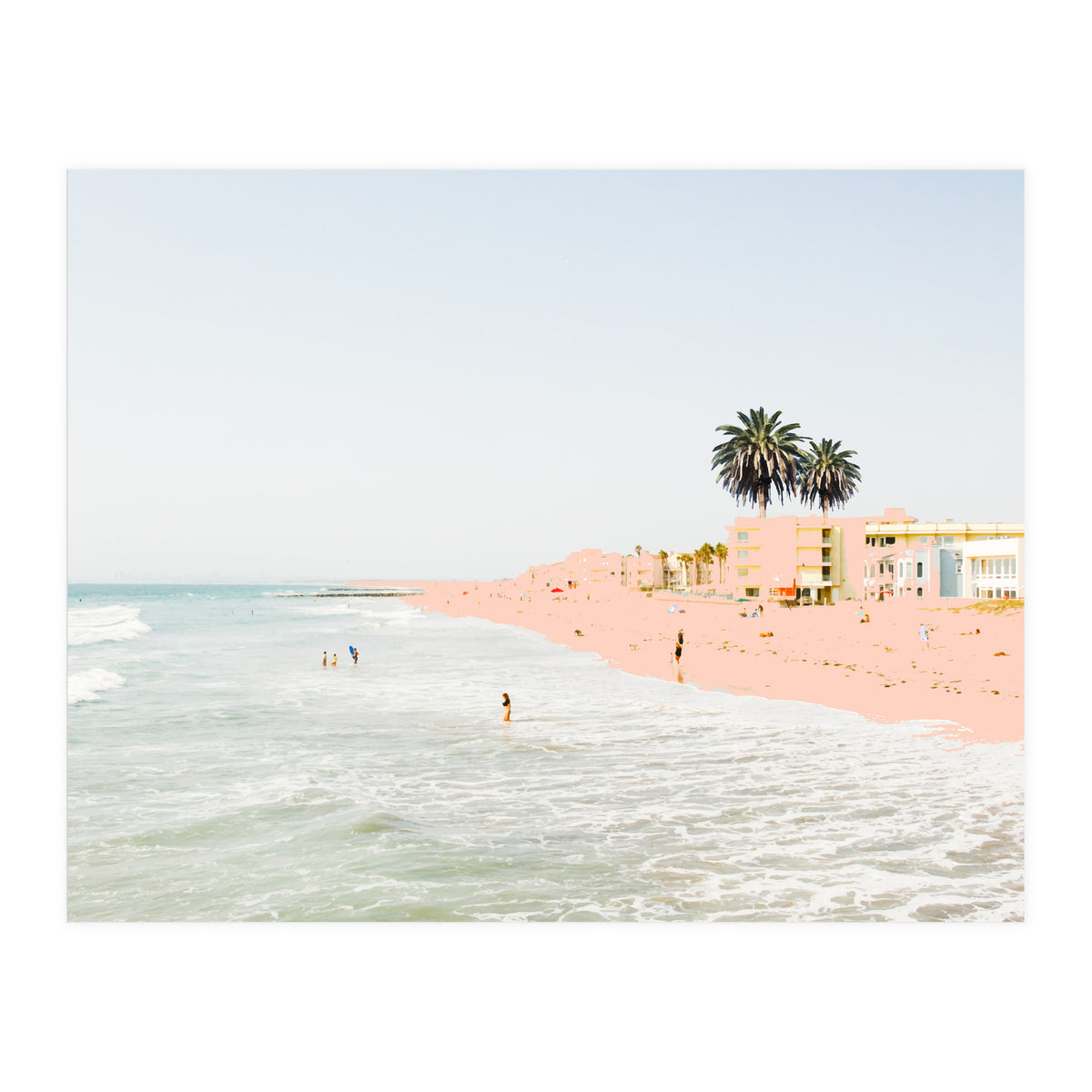 Pink Beach #society6 #decor #buyart (Print Only)