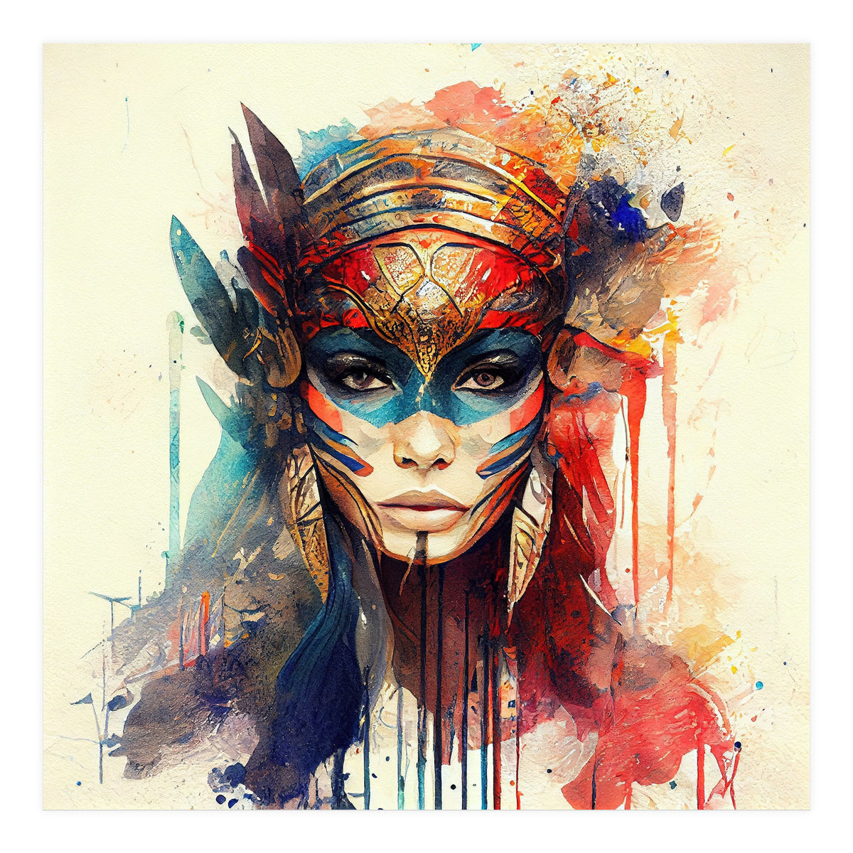 Powerful Warrior Woman #6 (Print Only)