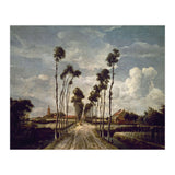'The Avenue at Middelharnis', 1689, Oil on canvas, 103 x 141 cm. (Print Only) thumbnail