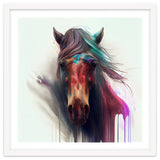 Wild Horse Face Portrait thumbnail