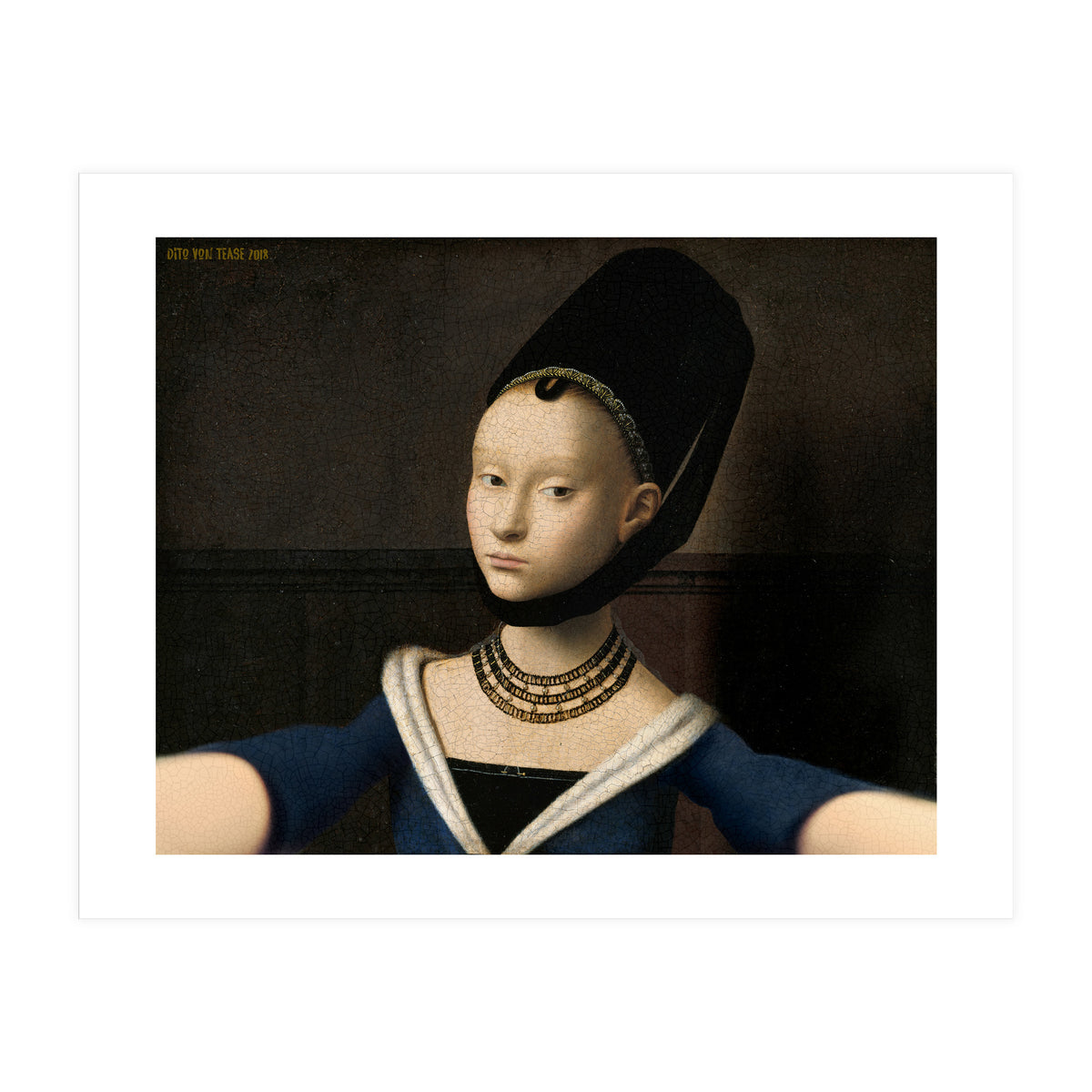 Petrus Christus  - Young Woman - Selfie (Print Only)