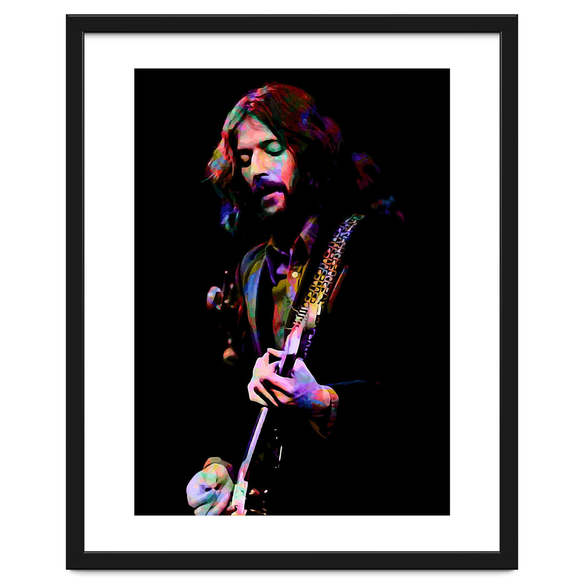 Eric Clapton Rock and Blues Guitarist Legend v3