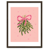 Mistletoe And Pink Bow thumbnail