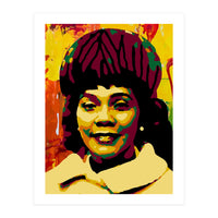 Coretta Scott King Colorful Abstract Art (Print Only)
