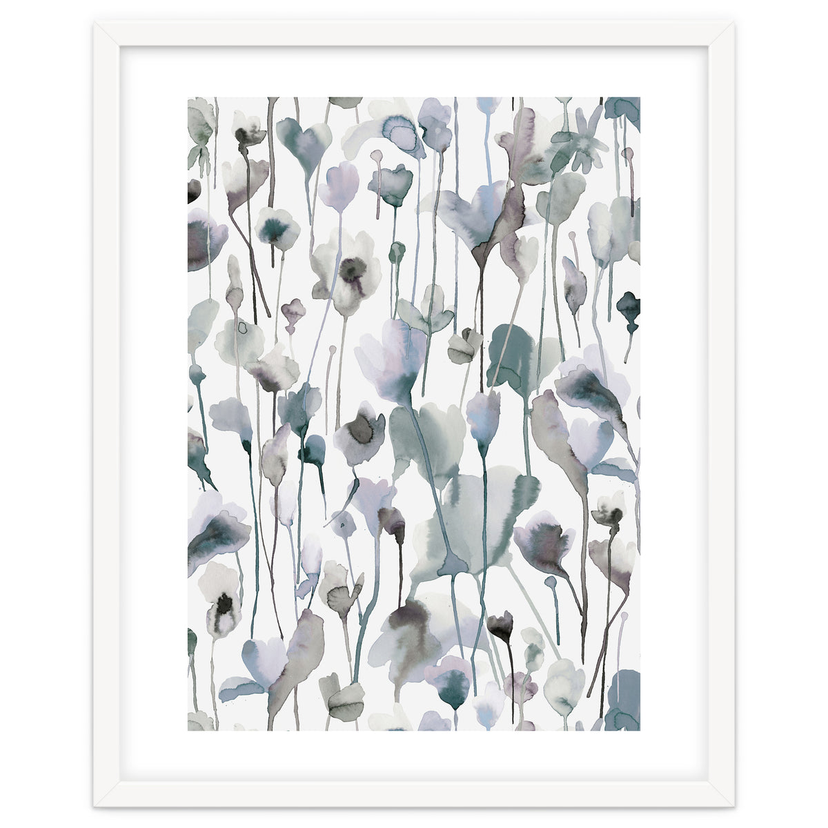 Watercolour Cozy Wild Flowers