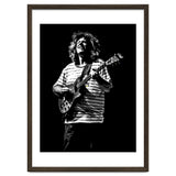 Pat Metheny American Jazz Guitarist Legend in Monochrome thumbnail