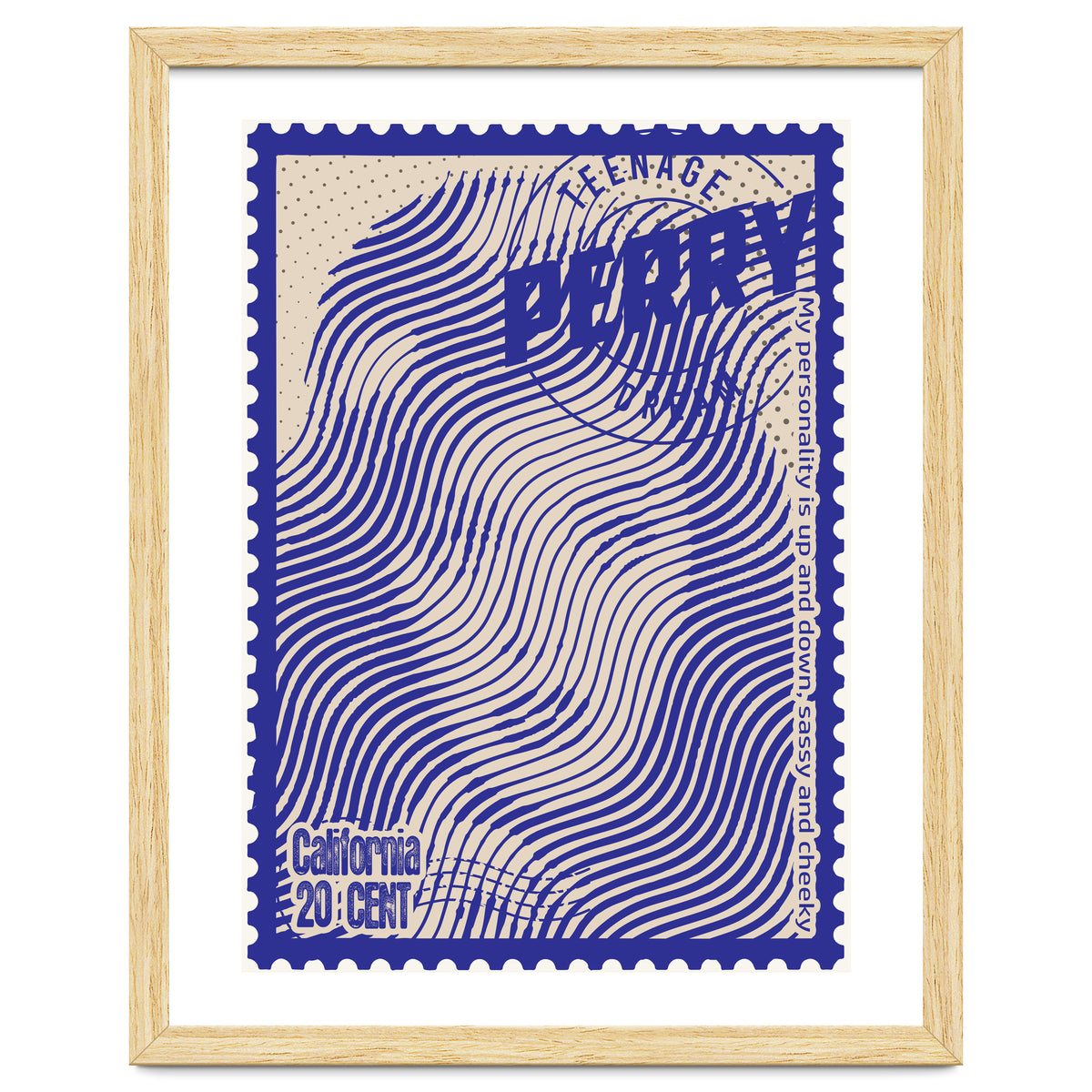 Katy Perry Stamps Art