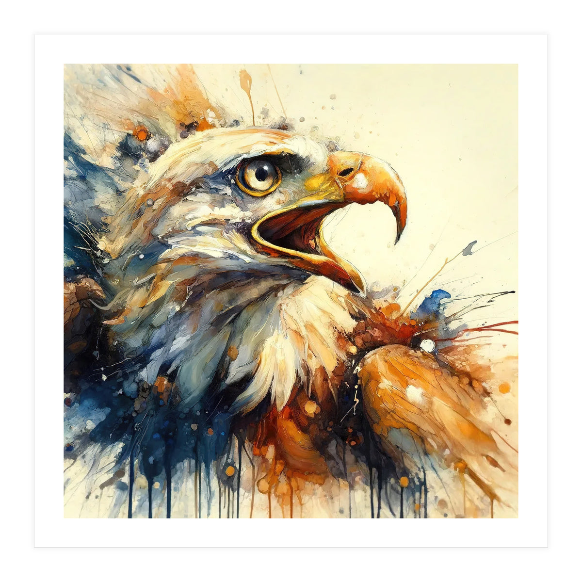 Soaring Eagle Spirit Portrait (Print Only)