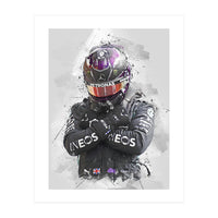 Lewis Hamilton F1 (Print Only)