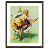 Pinup Sexy Girl On A Target thumbnail