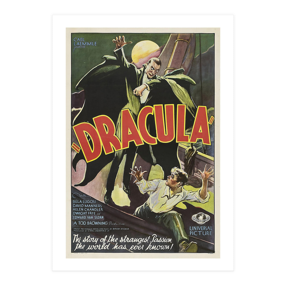 DRACULA (1931), directed by TOD BROWNING. (Print Only)