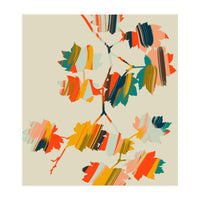 colorful hanging maple leaves (Print Only)