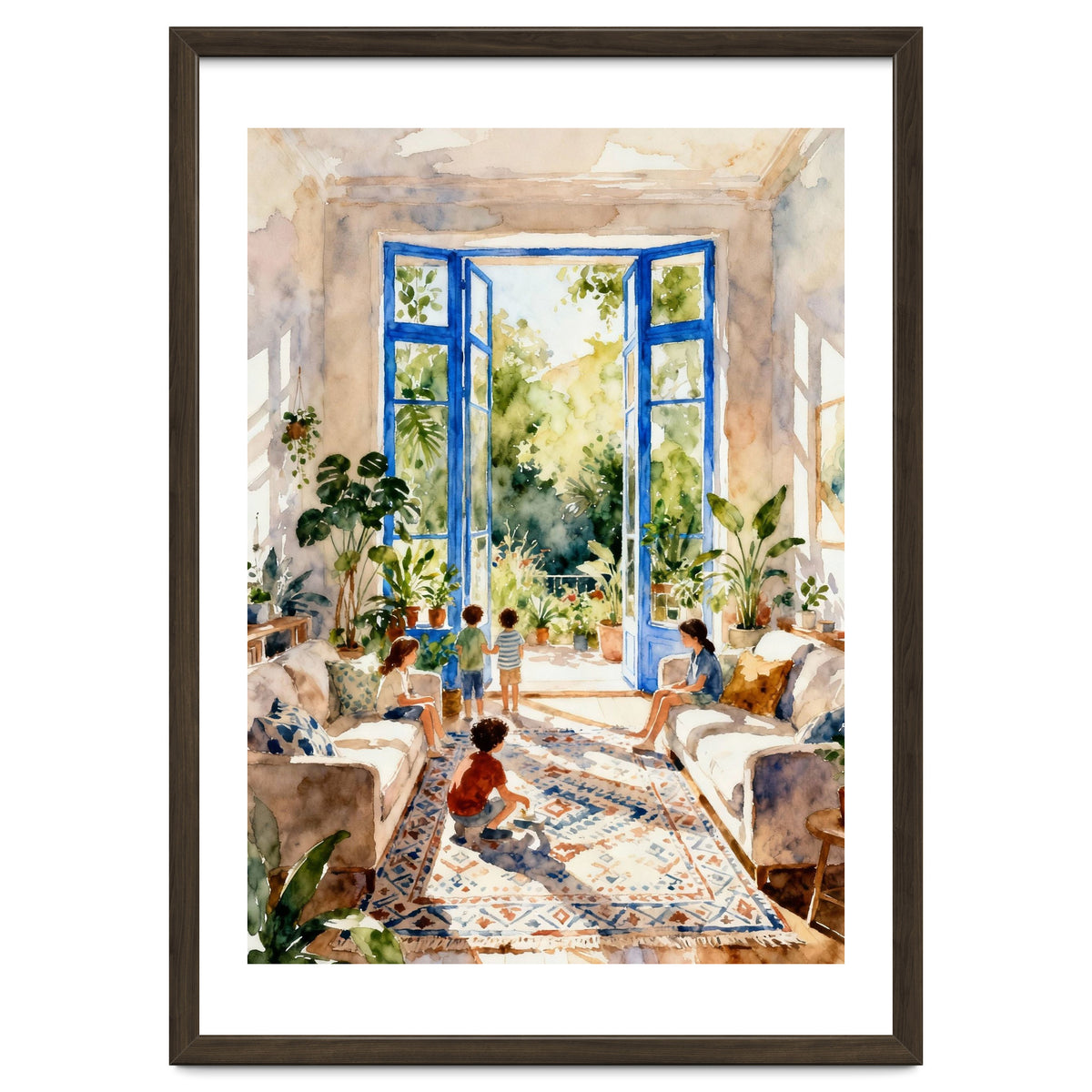 Matisse Inspired Family Room