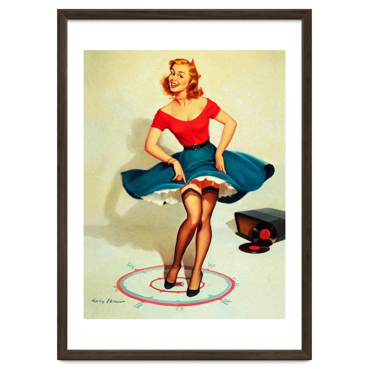 Pinup Dancing Girl