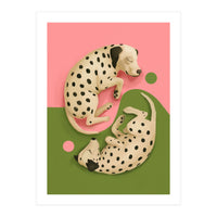 Yin And Yang Dalmatians (Print Only)