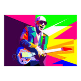 Joe Satriani Rock Guitar Instrumental Pop Art WPAP   (Print Only) thumbnail
