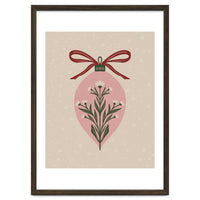 Christmas Floral Globe