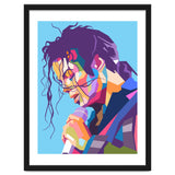 Michael Jackson pop art portrait thumbnail